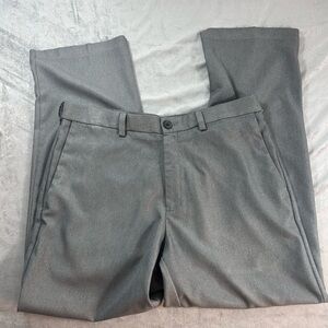 Haggar Men's Classic Fit Cool 18 Grey Dress pants size 34x30